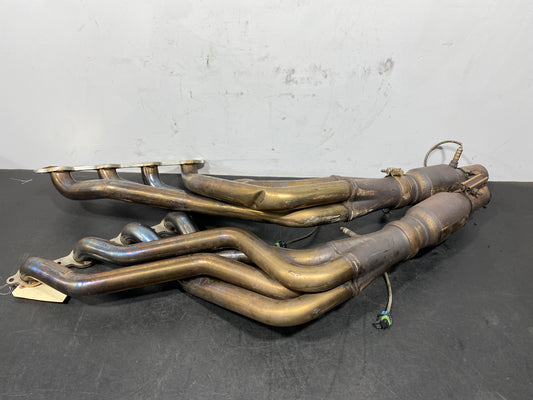 2010 CAMARO SS KOOKS 1 7/8 CATTED LONG TUBE HEADERS PAIR DRIVER PASSENGER USED