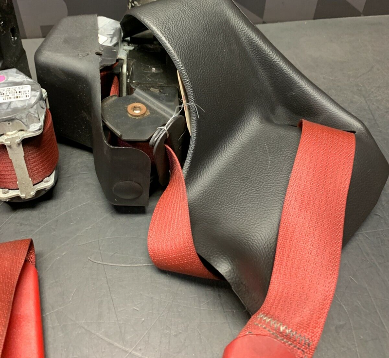 2008 CORVETTE C6 CONVERTIBLE OEM RED SEAT BELTS