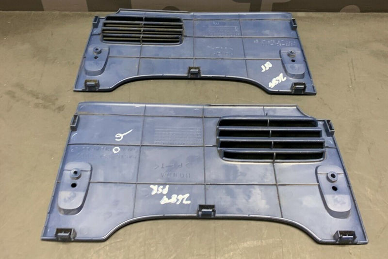 2002 HONDA S2000 AP1 OEM DRIVER PASSENGER REAR INTERIOR TRIM PANELS BLUE