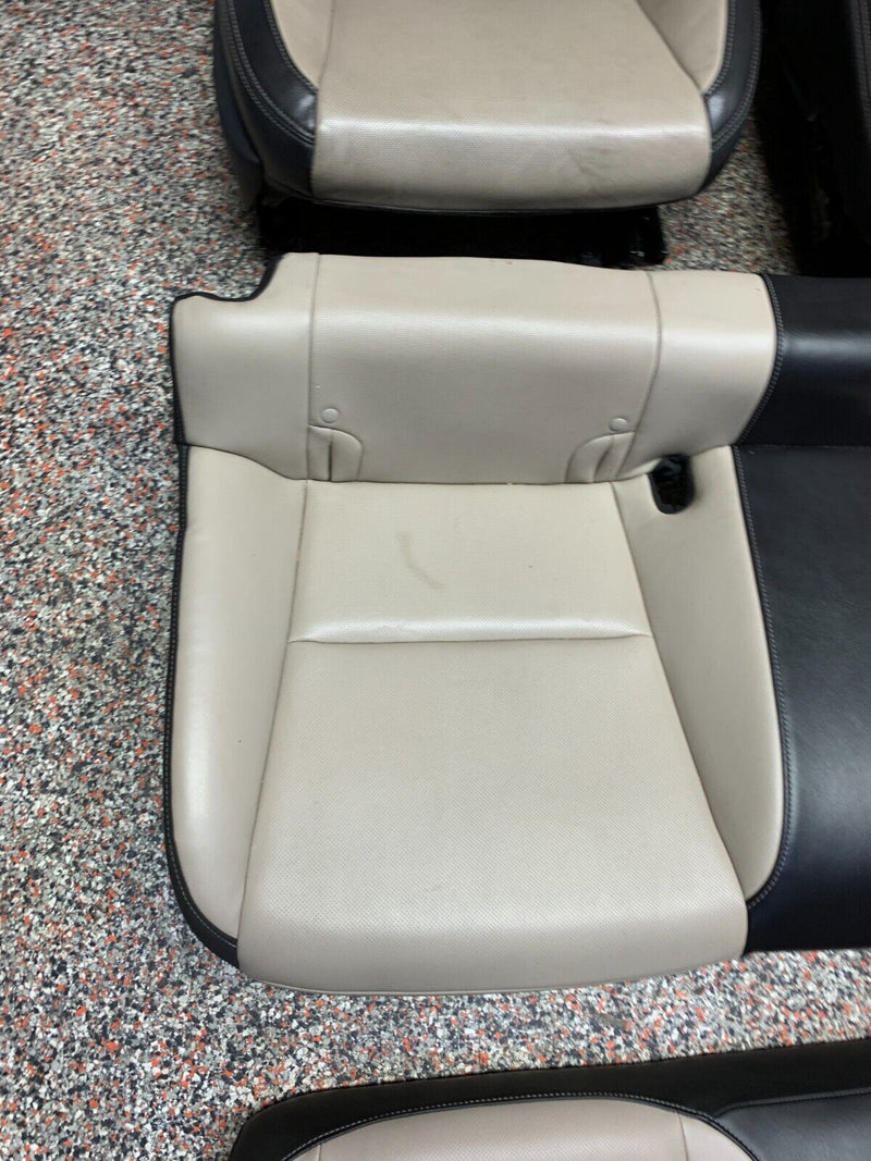 2010 CAMARO SS FRONT REAR LEATHER SEATS TAN/BLACK NICE! USED!