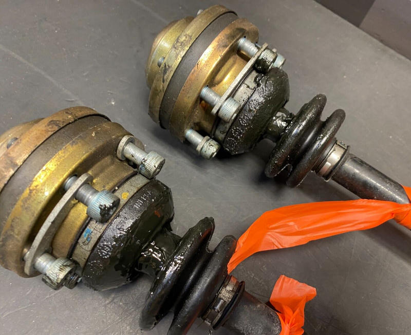 2007 PORSCHE 911 TURBO 997.1 OEM FRONT CV AXLES PAIR DR PS USED **NEEDS BOOTS**