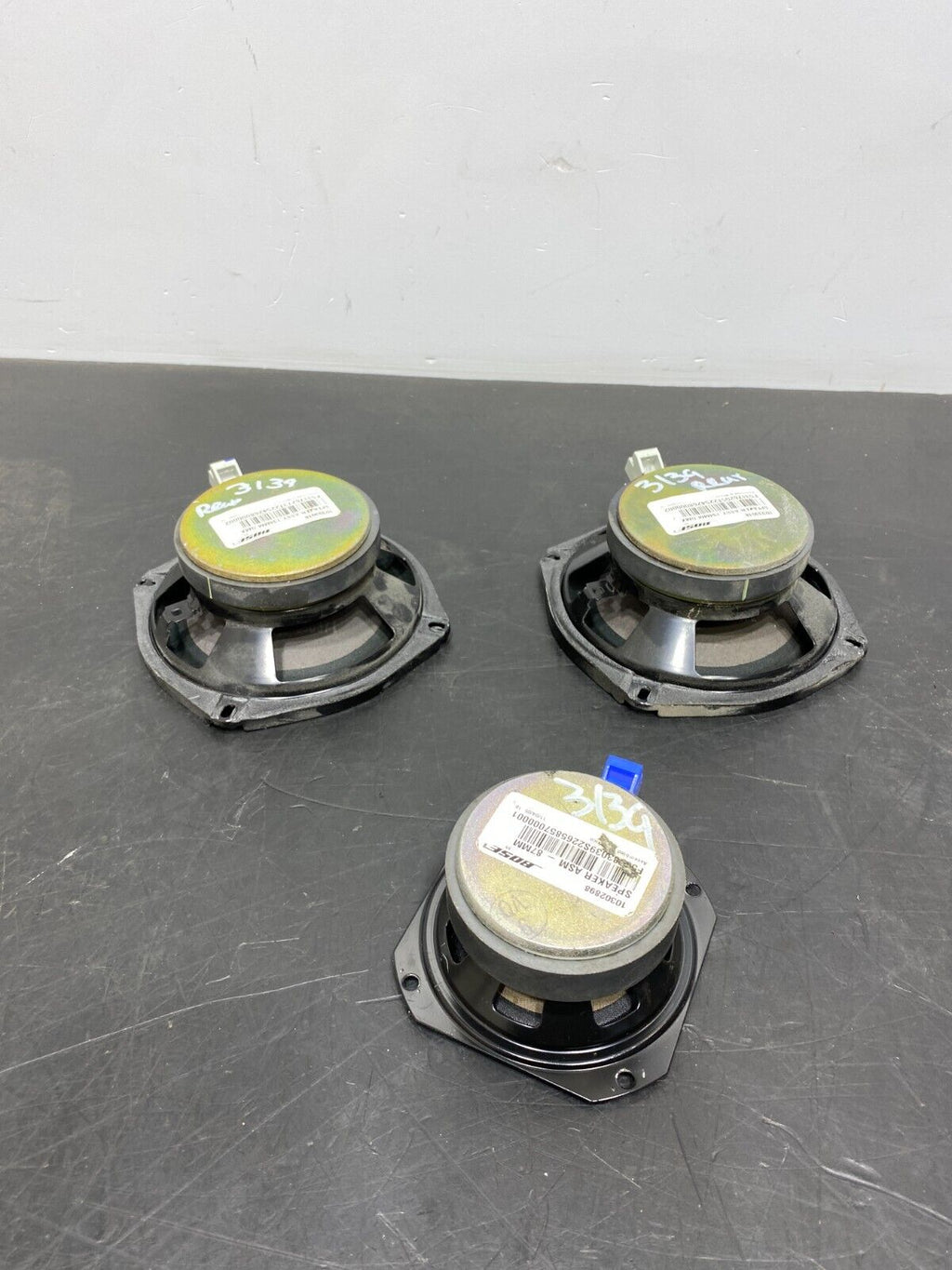 2006 CORVETTE C6 OEM REAR SPEAKERS WITH CENTER DASH SPEAKER BOSE USED