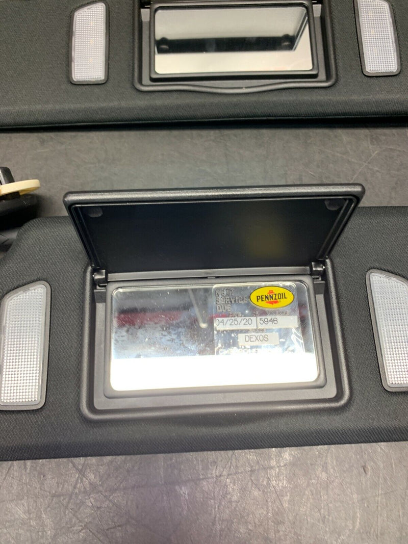 2017 CAMARO SS COUPE OEM SUN VISORS DRIVER PASSENGER