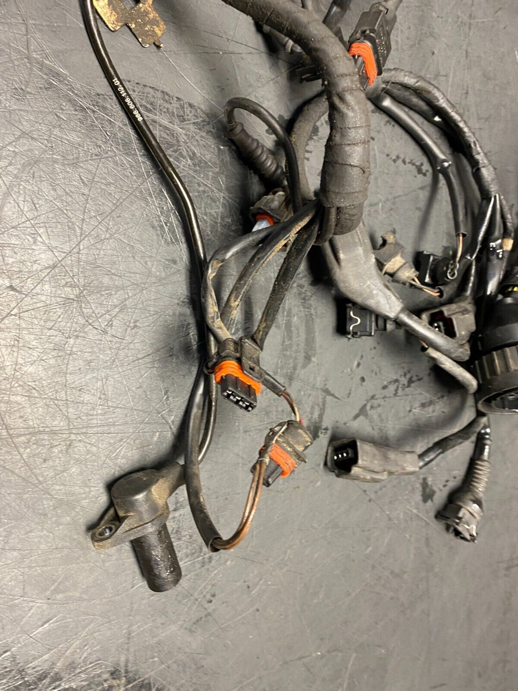 1999 PORSCHE 911 3.4L OEM ENGINE WIRING HARNESS COMPLETE USED