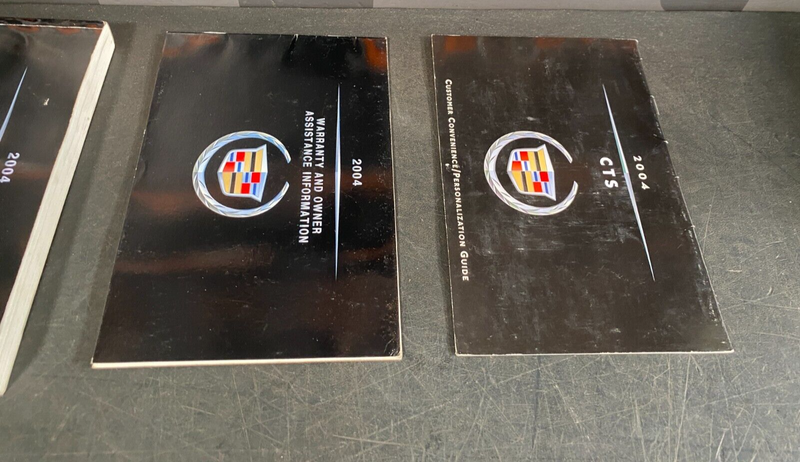 2004 CADILLAC CTS V CTS-V OEM OWNERS MANUAL SET USED