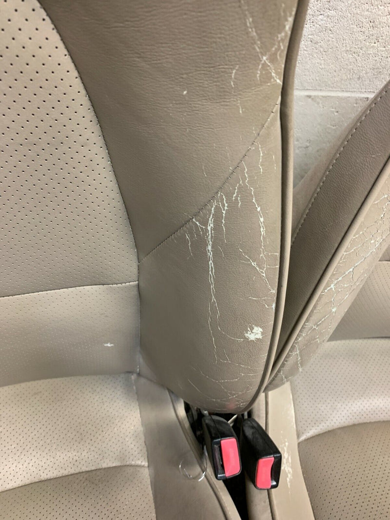 2004 MAZDA MIATA OEM TAN LEATHER FRONT SEATS DRIVER PASSENGER