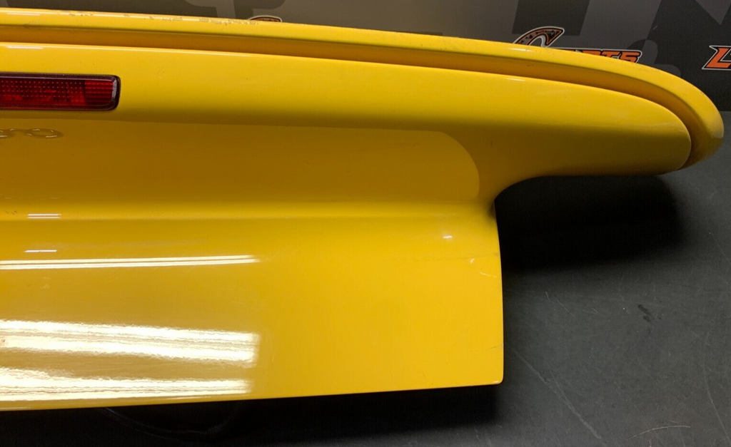 2007 PORSCHE 911 TURBO 997 OEM TRUNK DECK LID SPOILER W/ HYDRAULICS -TESTED!-