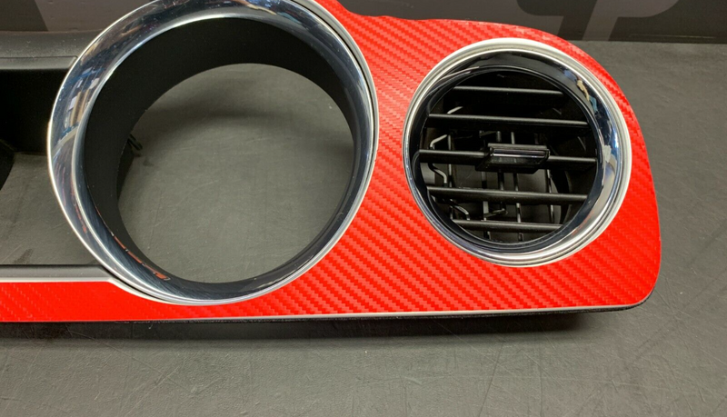 2014 FORD MUSTANG GT OEM GAUGE CLUSTER BEZEL DASH TRIM