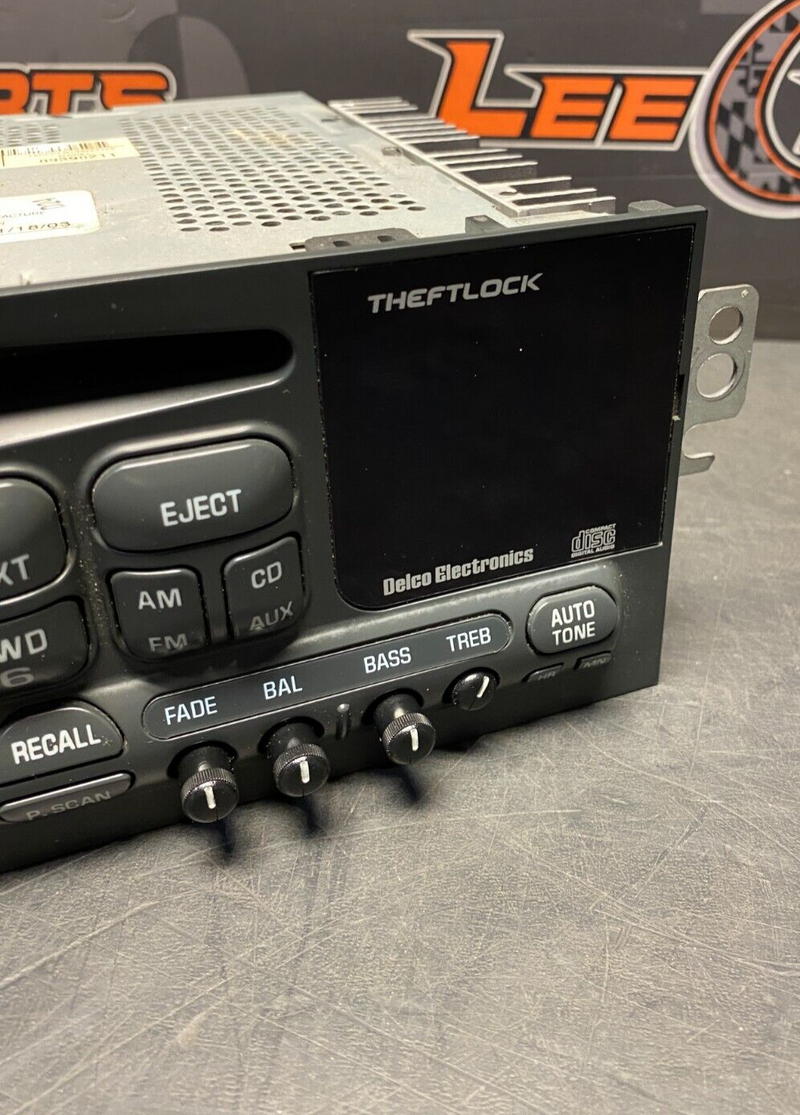 2003 CORVETTE C5 OEM RADIO HEAD UNIT USED