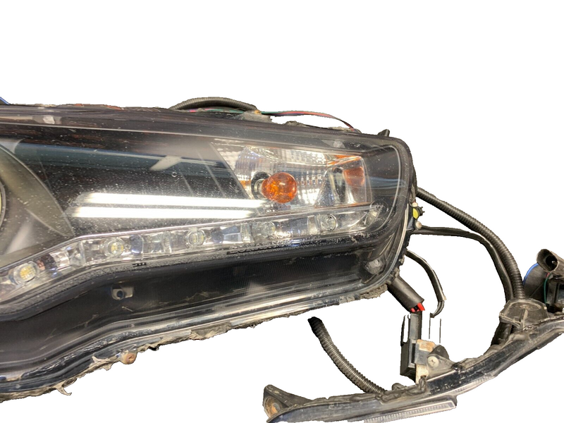 2009 MITSUBISHI LANCER RALLIART AFTERMARKET HALO HEADLIGHTS