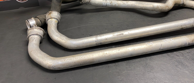 2007 PORSCHE 911 TURBO 997 OEM COOLANT PIPE LINES UNDER CAR HARD LINES USED