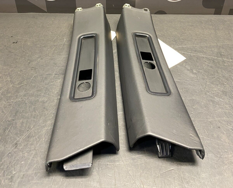 2011 PORSCHE 911 TURBO S 997.2 OEM INTERIOR B PILLAR TRIM PAIR DR PS USED