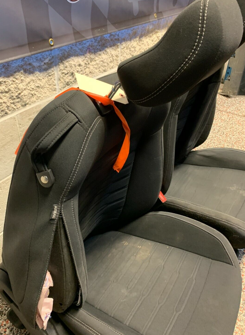 2015 FORD MUSTANG GT OEM CLOTH FRONT REAR SEATS -BLOWN BAGS- COUPE