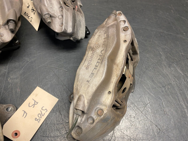 2010 CHEVROLET CAMARO SS OEM BREMBO BRAKE CALIPERS SET FRONT REAR USED