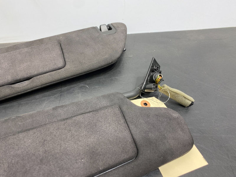 2015 CORVETTE C7 Z06 OEM SUEDE SUNVISOR PAIR DRIVER PASSENGER WITH HOMELINK USED