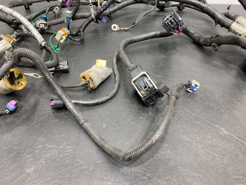 2015 CHEVROLET CAMARO SS OEM ENGINE WIRING HARNESS PCM TO ENGINE USED **READ**