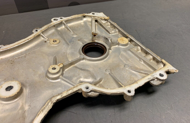 2008 EVOLUTION X EVO 10 MR OEM ENGINE LOWER TIMING COVER USED