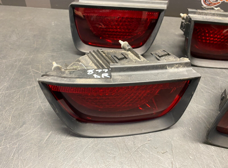 2010 CHEVROLET CAMARO SS OEM TAIL LIGHT SET WITH TRIM RINGS HOUSINGS USED