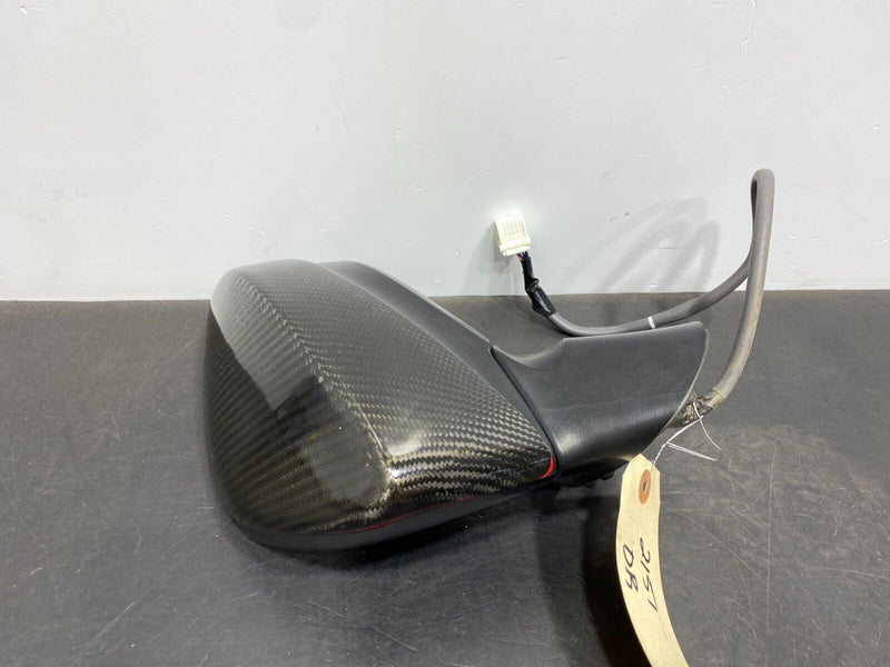 2017 SUBARU BRZ FRS 86 OEM DRIVER LH SIDE VIEW MIRROR WITH CARBON CAP USED