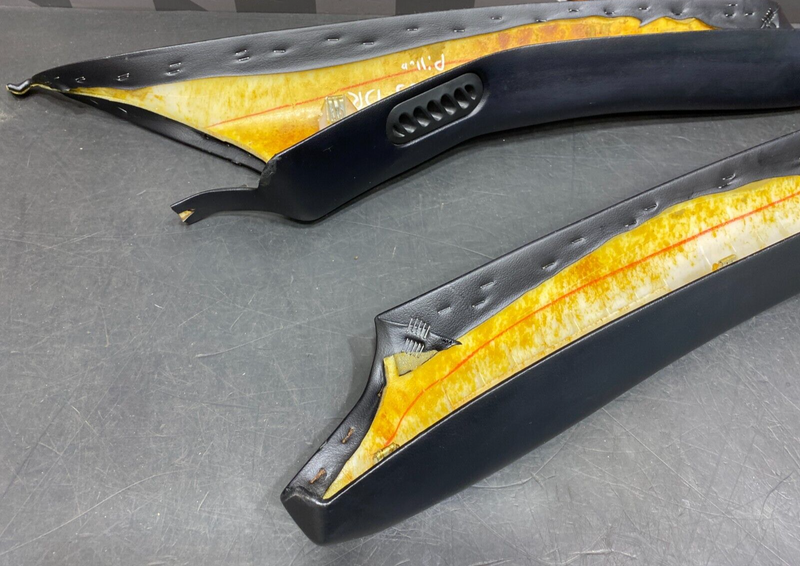 2001 CORVETTE C5 Z06 OEM INTERIOR A PILLAR TRIM PAIR BLACK USED