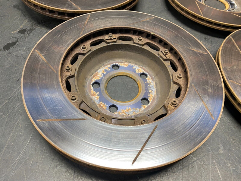 2019 TESLA MODEL 3 PERFORMANCE MOUNTAINPASS 2 PIECE BRAKE ROTORS FRONT REAR SET
