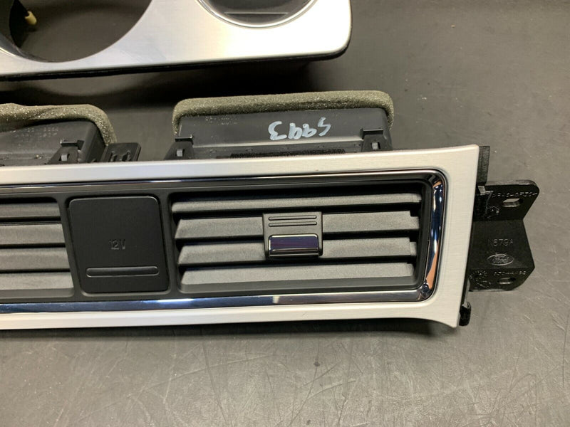2013 FORD MUSTANG GT OEM GAUGE CLUSTER BEZEL DASH PANEL TRIM SET