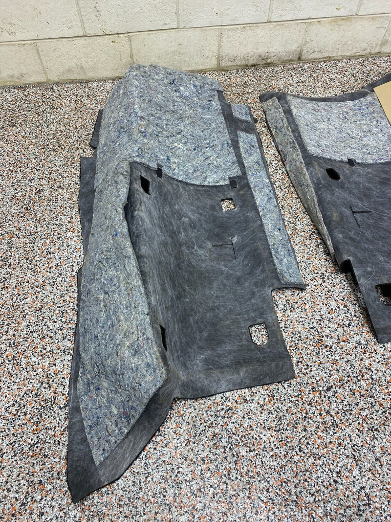 2003 CORVETTE C5 Z06 OEM BLACK CABIN AREA CARPET SET DRIVER PASSENGER USED