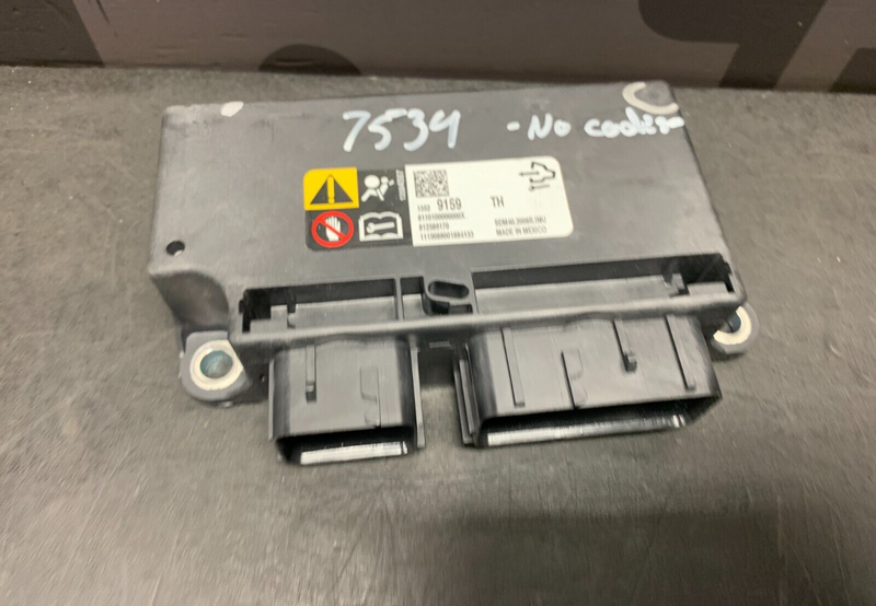 2019 CAMARO ZL1 1LE OEM SRS MODULE UNIT 13529159 -NO CODES-