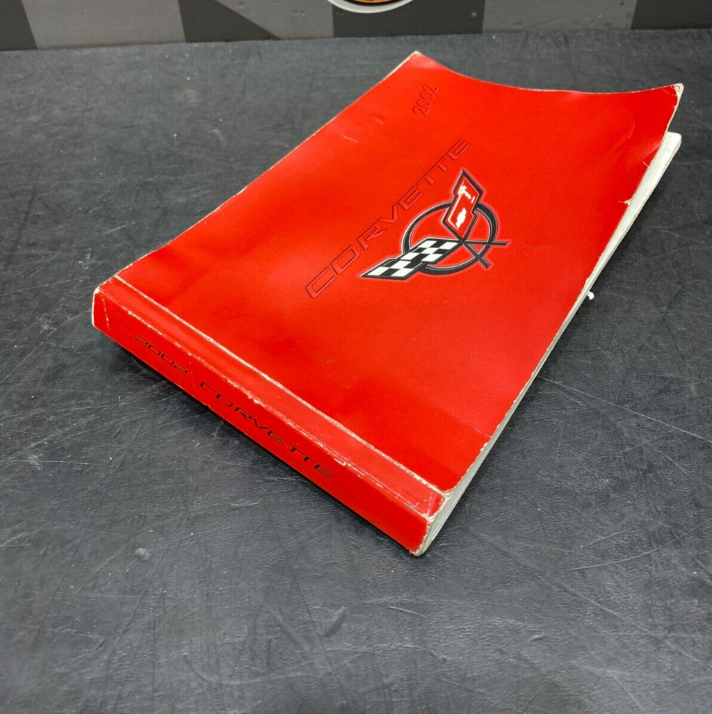 2002 CORVETTE C5 Z06 OEM *RED* OWNERS MANUAL BOOK USED