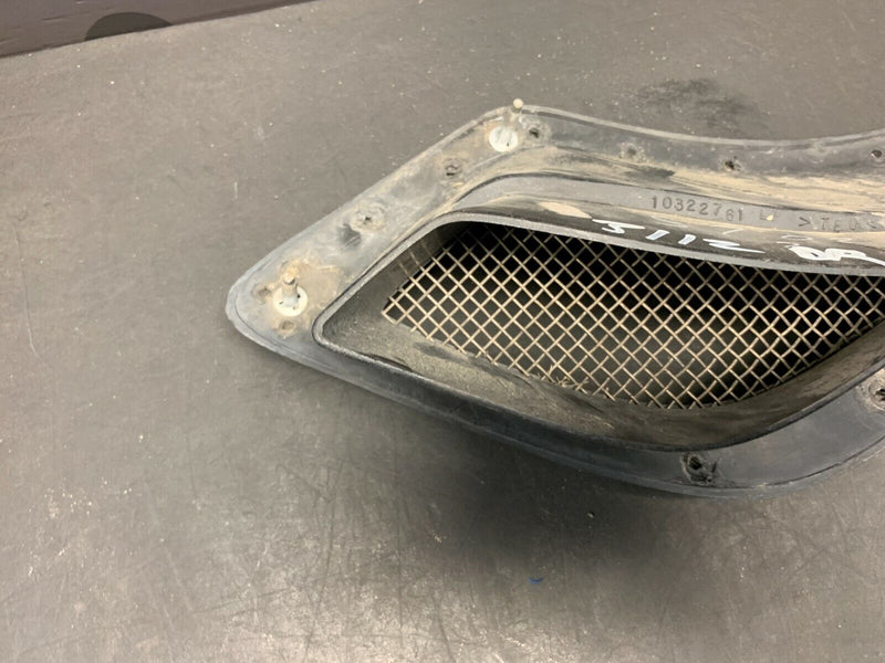 2002 CORVETTE C5 Z06 OEM DRIVER REAR BRAKE DUCT W/ STEEL MESH