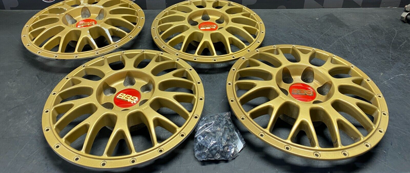 1996 DODGE VIPER RT/10 18 INCH BBS LM 150/151 FACES SET OF 4 RARE USED 6x114.3