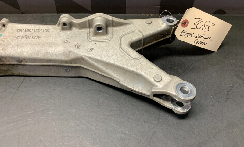 2014 PORSCHE 911 991 GT3 OEM ENGINE SUBFRAME CENTER BRACKET BRACE MOUNT