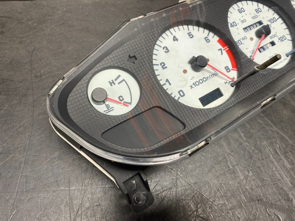 1998 NISSAN 240SX OEM GAUGE CLUSTER  WHITE FACE USED