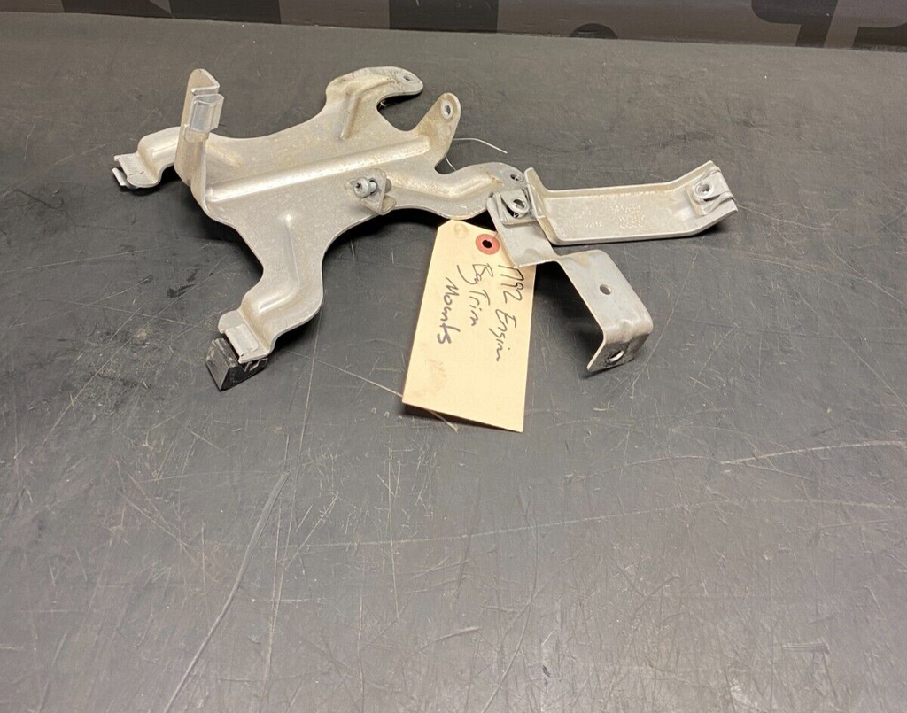 2012 AUDI R8 V10 OEM COUPE OEM ENGINE BAY TRIM MOUNT BRACKETS USED