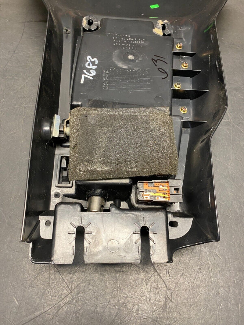 2001 CORVETTE C5 Z06 OEM BLACK LEATHER CENTER CONSOLE ASSEMBLY USED