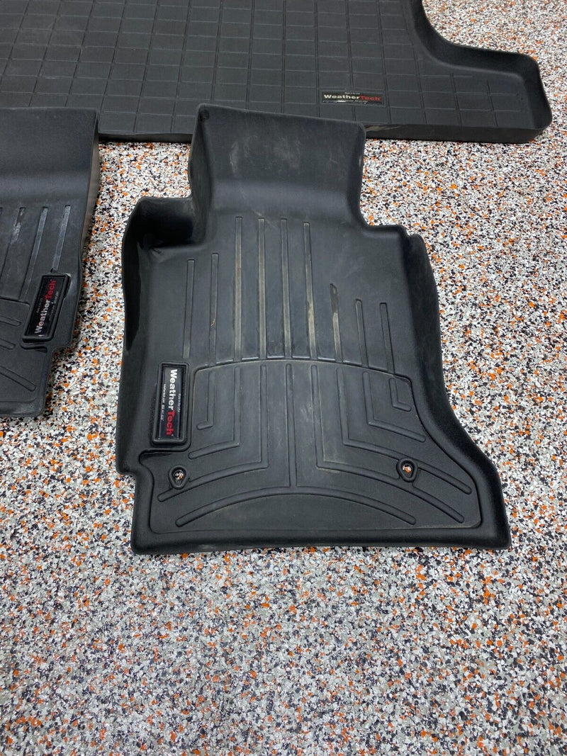 2013 CORVETTE C6 WEATHER TECH FLOOR MAT SET CABIN AREA TRUNK SET USED