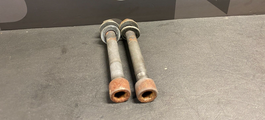 2004 PORSCHE 911 GT3 OEM FRONT STRUT BOLTS HARDWARE USED