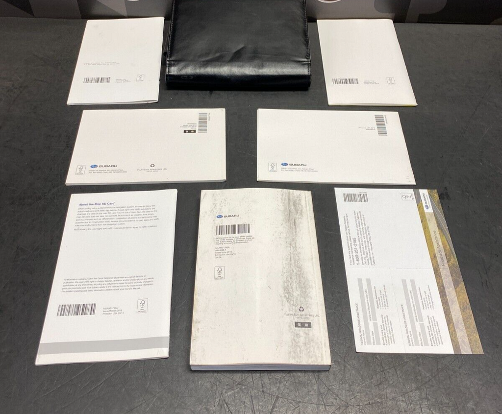 2017 SUBARU BRZ OEM OWNERS MANUAL BROCHURE SET USED