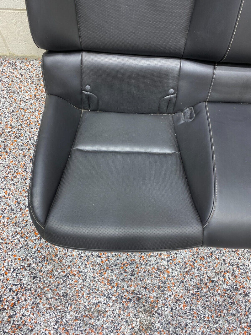 2011 CAMARO SS COUPE OEM BLACK LEATHER REAR SEATS USED