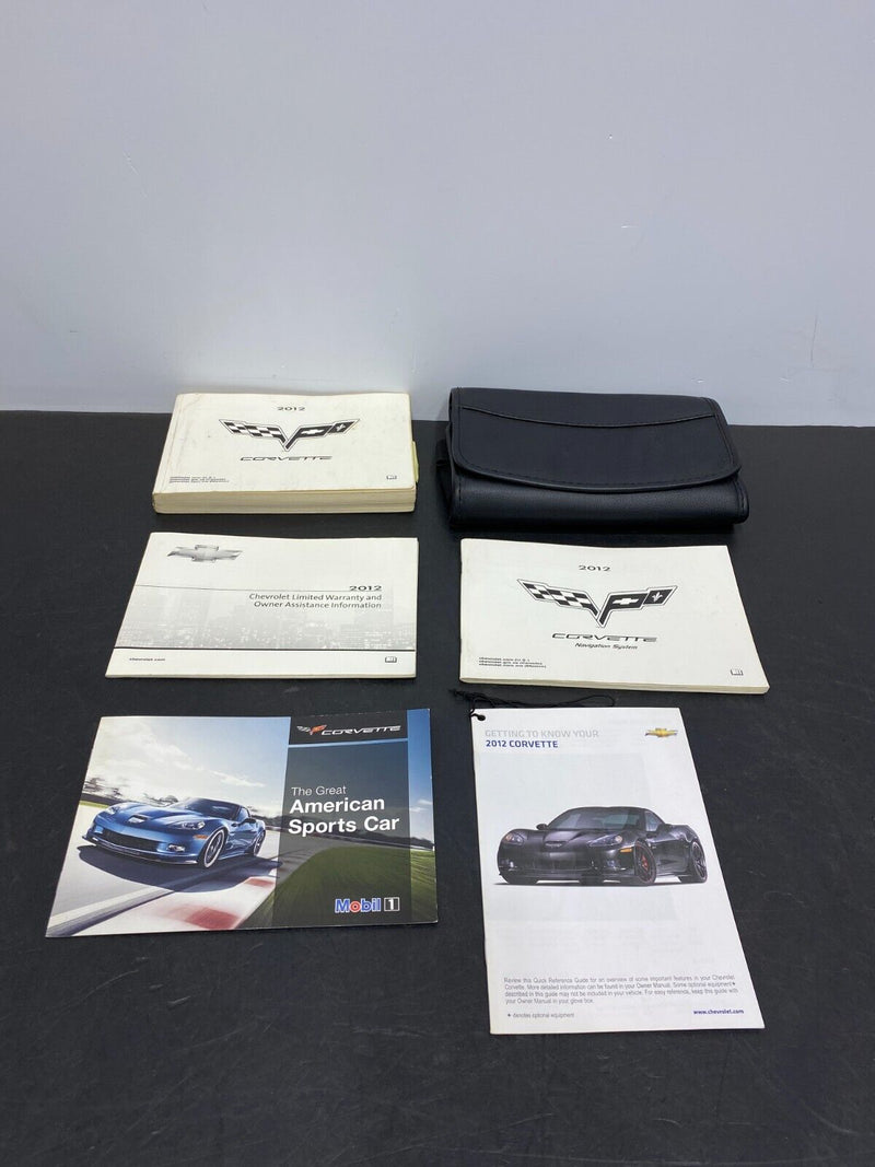 2012 CORVETTE C6 GRANDSPORT OEM OWNERS MANUAL SET COMPLETE USED