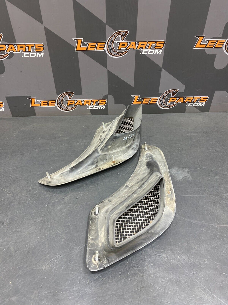 2001 CORVETTE C5 Z06 OEM EXTERIOR BRAKE DUCT PANELS PAIR DRIVER PASSENGER USED