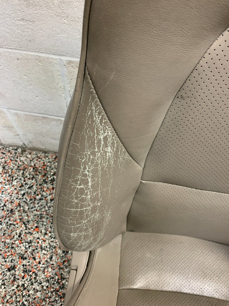 2004 MAZDA MIATA OEM TAN LEATHER FRONT SEATS DRIVER PASSENGER