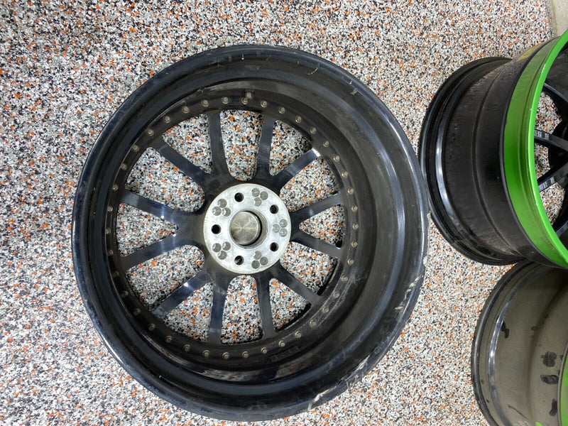 2013 CAMARO ZL1 OR SS FORGELINE AFTERMARKET MULTI PIECE WHEEL RIMS USED