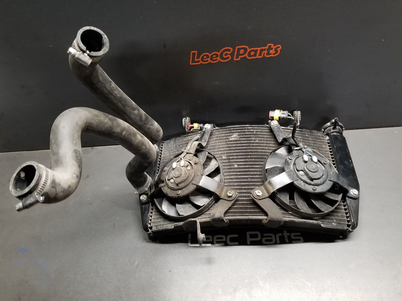 2007 DUCATI 1098 OEM COOLING RADIATOR W/ FANS HOSES