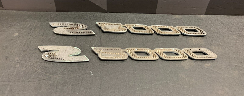 2000 HONDA S2000 AP1 OEM S2000 FENDER EMBLEMS PAIR USED