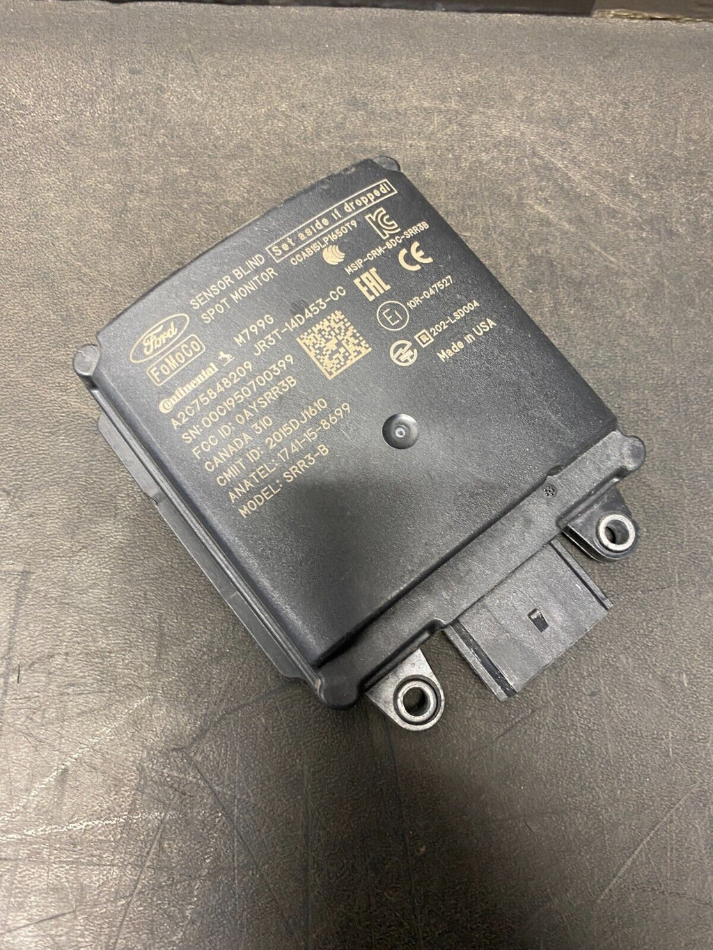 2019 FORD MUSTANG GT BULLITT OEM PASSENGER RH REAR BLIND SPOT MODULE USED
