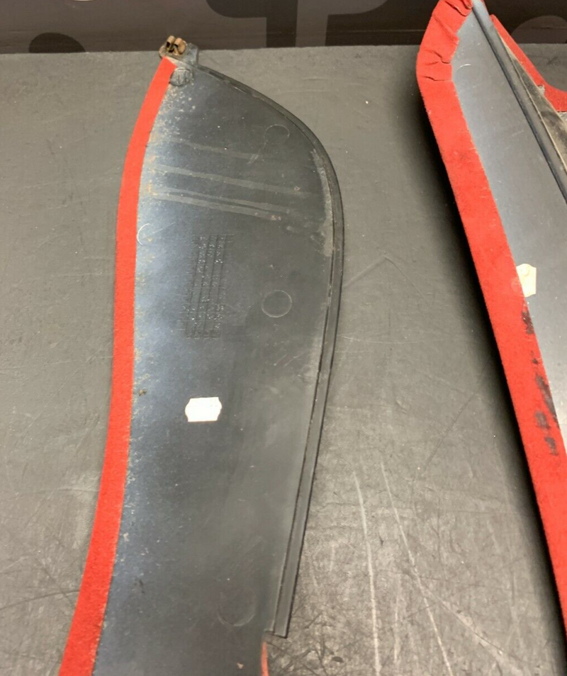 2006 PONTIAC GTO OEM RED SUEDE CENTER CONSOLE SIDE TRIM PANELS