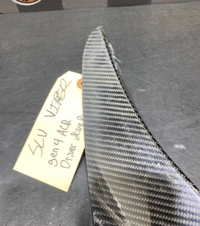 2009 DODGE VIPER ACR OEM CARBON FIBER DRIVER LH FRONT DIVE PLANE USED