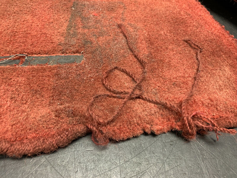 2002 HONDA S2000 AP1 OEM RED FLOOR MATS -ROUGH SHAPE-