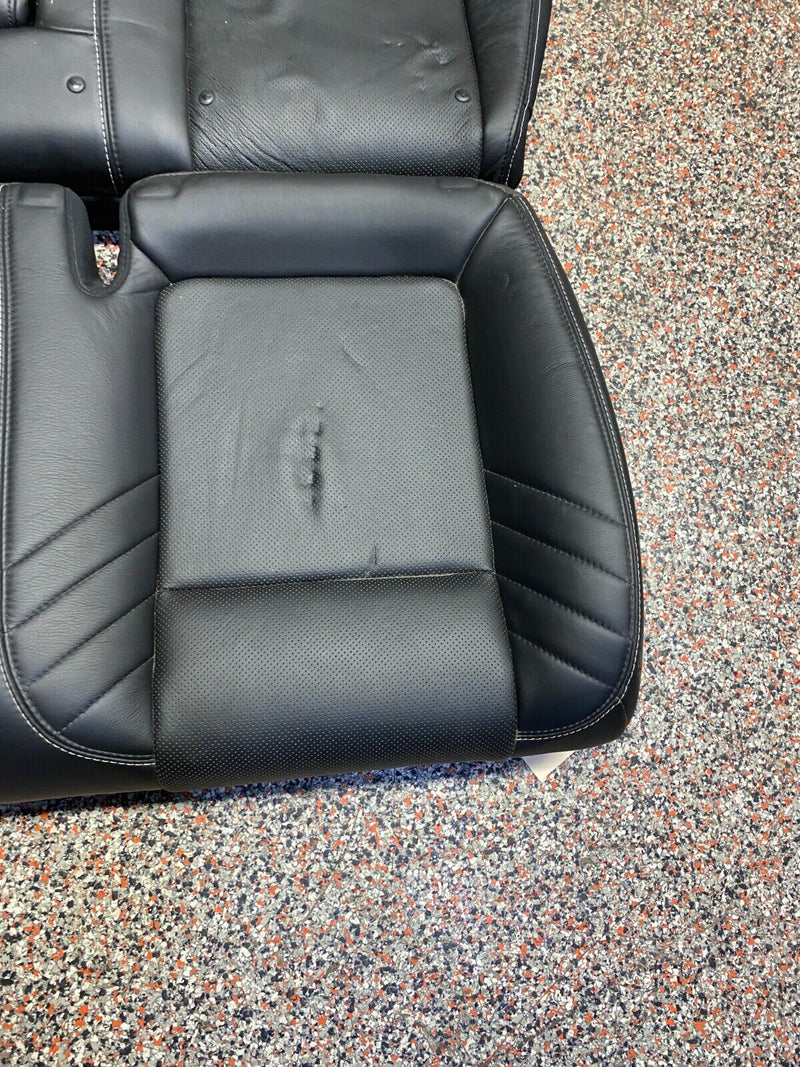 2016 DODGE CHALLENGER HELLCAT OEM FULL BLACK LEATHER FRONT REAR SEATS SET *READ*